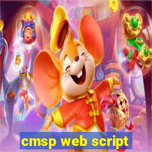 cmsp web script